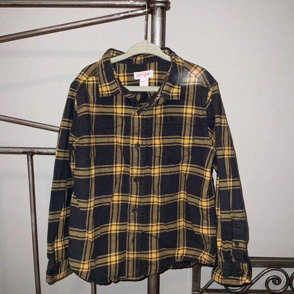 Cat & Jack Other - Cat & Jack Flannel Shirt Boys XS 4/5